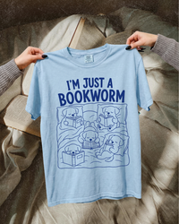 I'm Just a Bookworm Bookish Graphic Tee