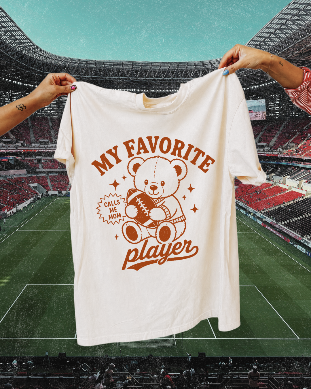 My Favorite Player Calls Me Mom Gameday Graphic Tee
