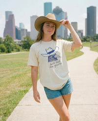 Don't Feed The Grackles Houston Graphic Tee