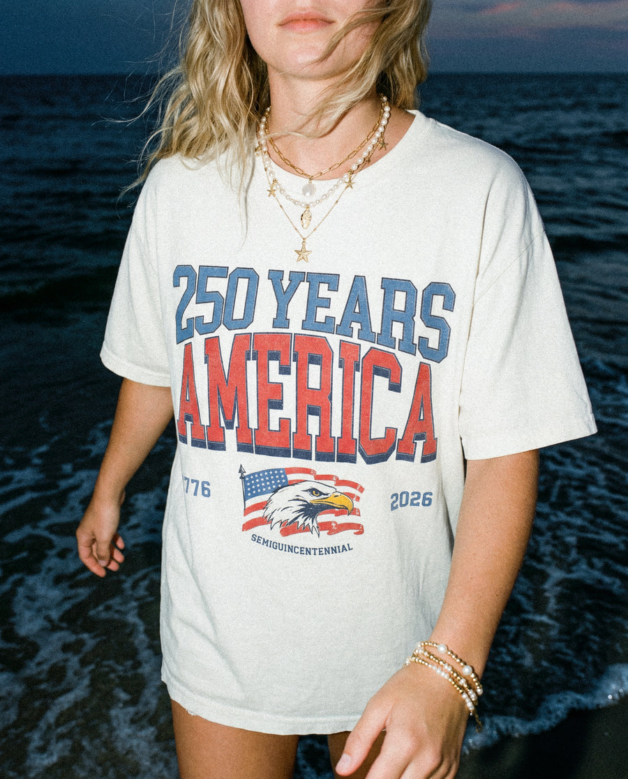 250 Years America Semiquincentennial Graphic Tee