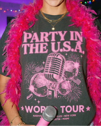 Party in the U.S.A. World Tour Graphic Tee