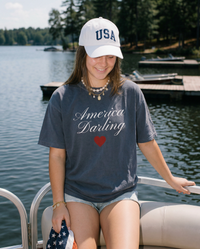 America Darling Heart Graphic Tee
