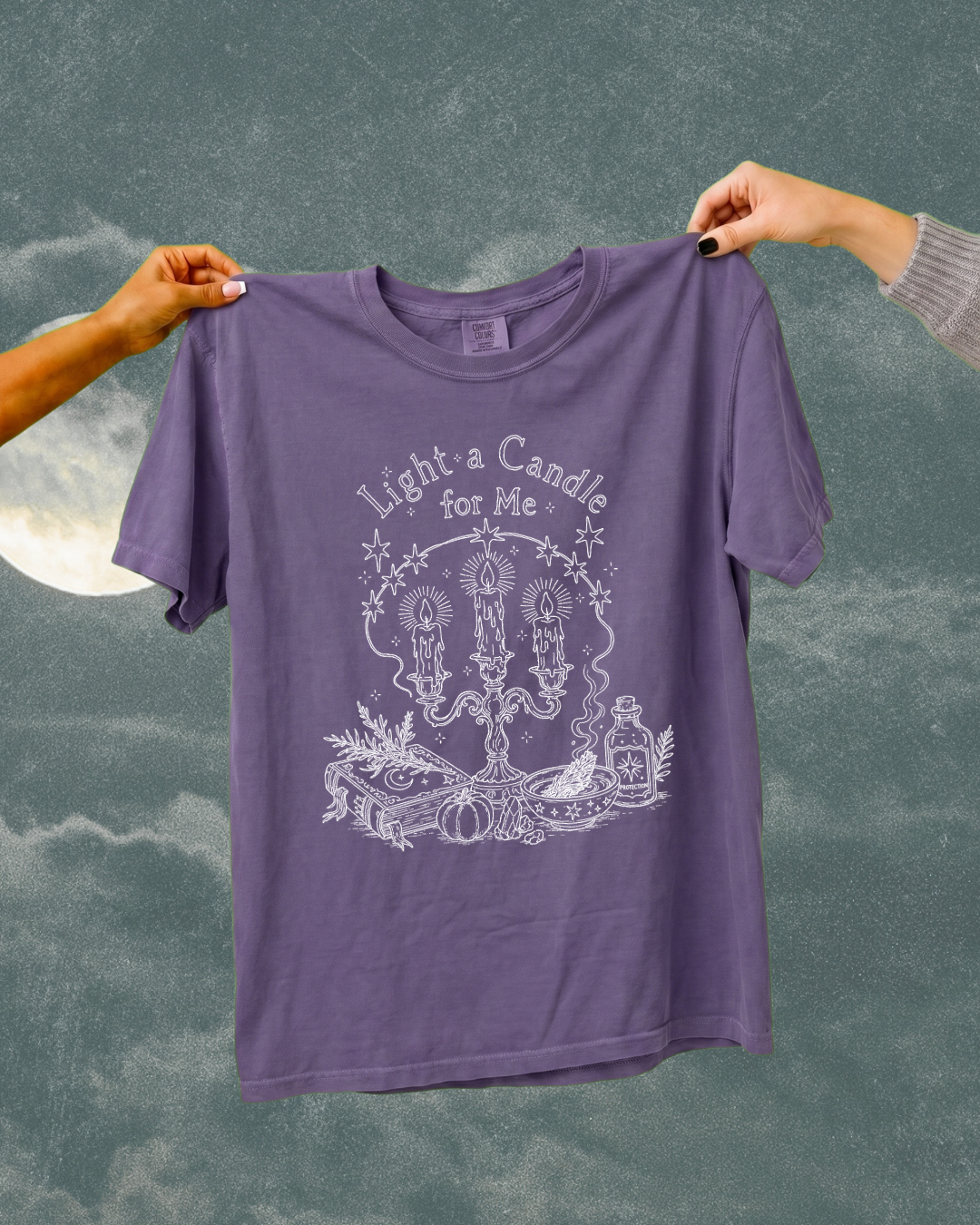 Light a Candle for Me Halloween Graphic Tee
