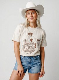 Not My First Rodeo Western Graphic Tee