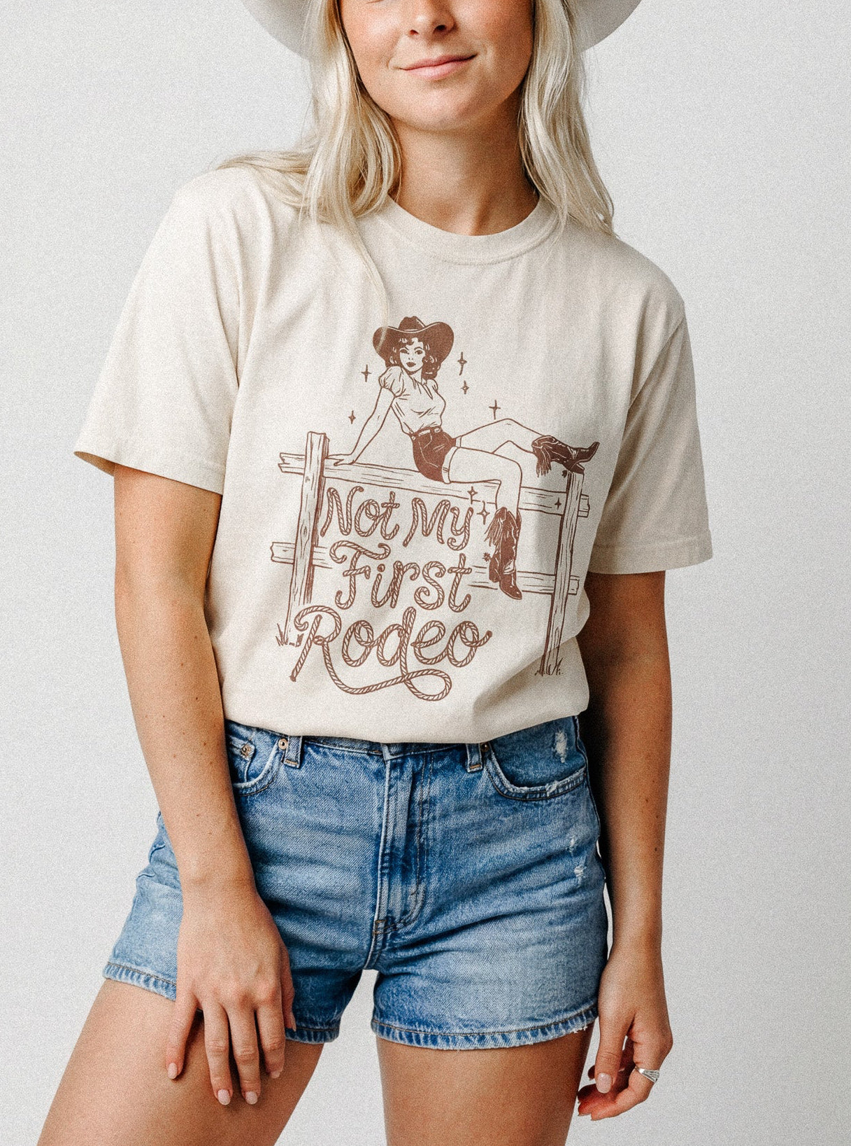 Not My First Rodeo Western Graphic Tee