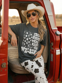 These Boots Were Made For Walking Western Graphic Tee