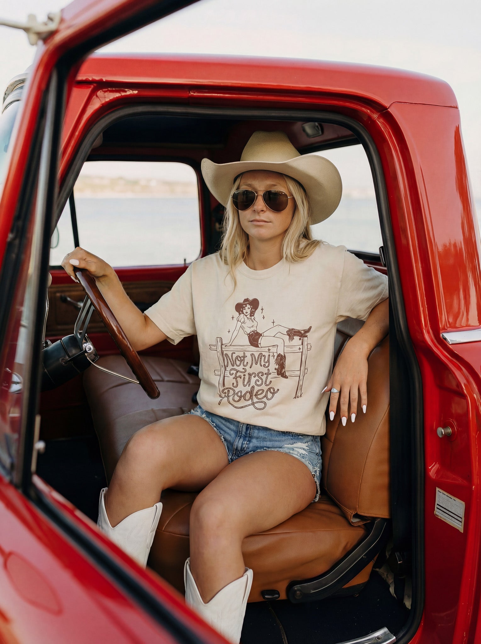 Not My First Rodeo Western Graphic Tee