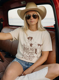Not My First Rodeo Western Graphic Tee