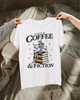 Fueled by Coffee and Fiction Bookish Graphic Tee