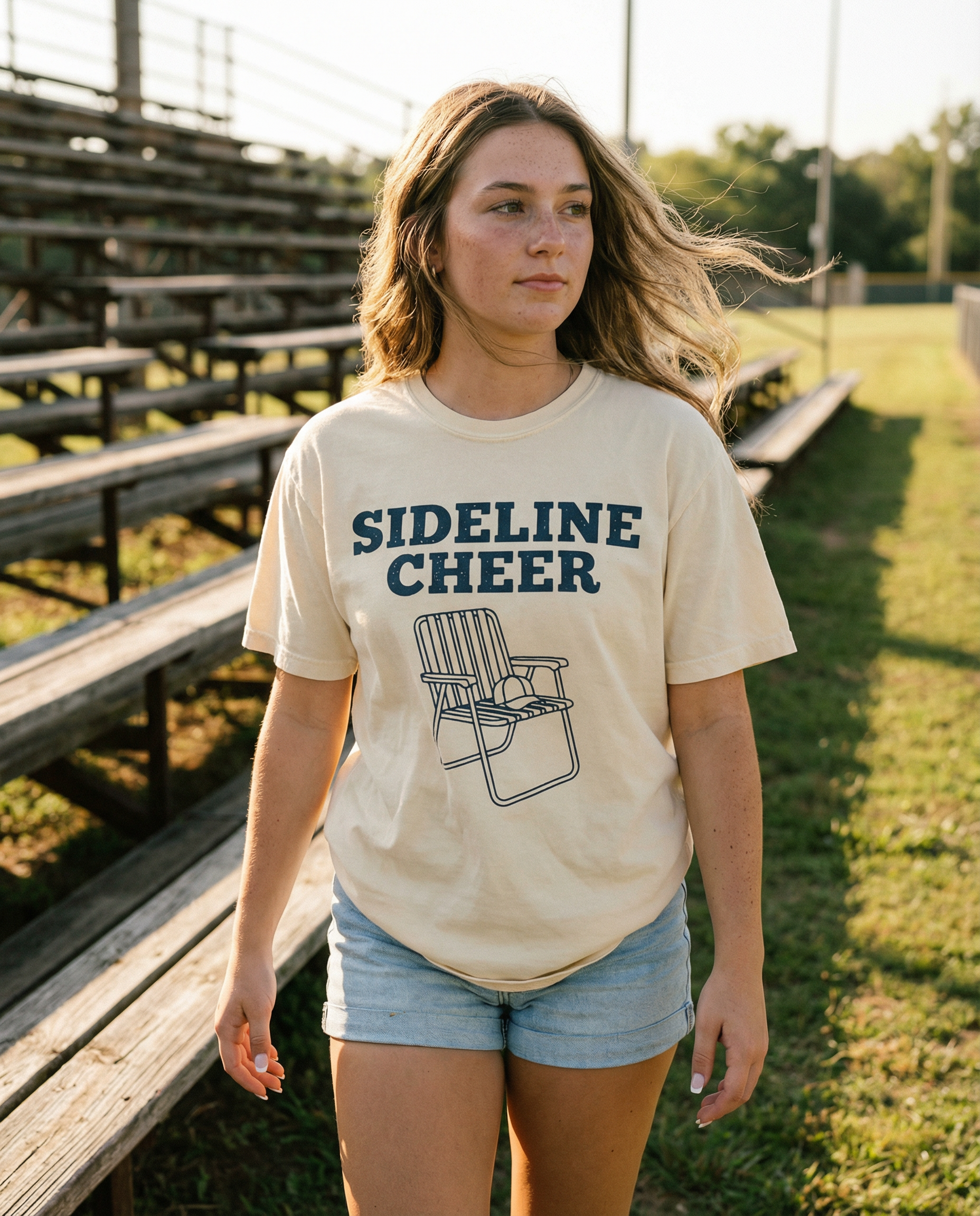 Sideline Cheer Graphic Tee