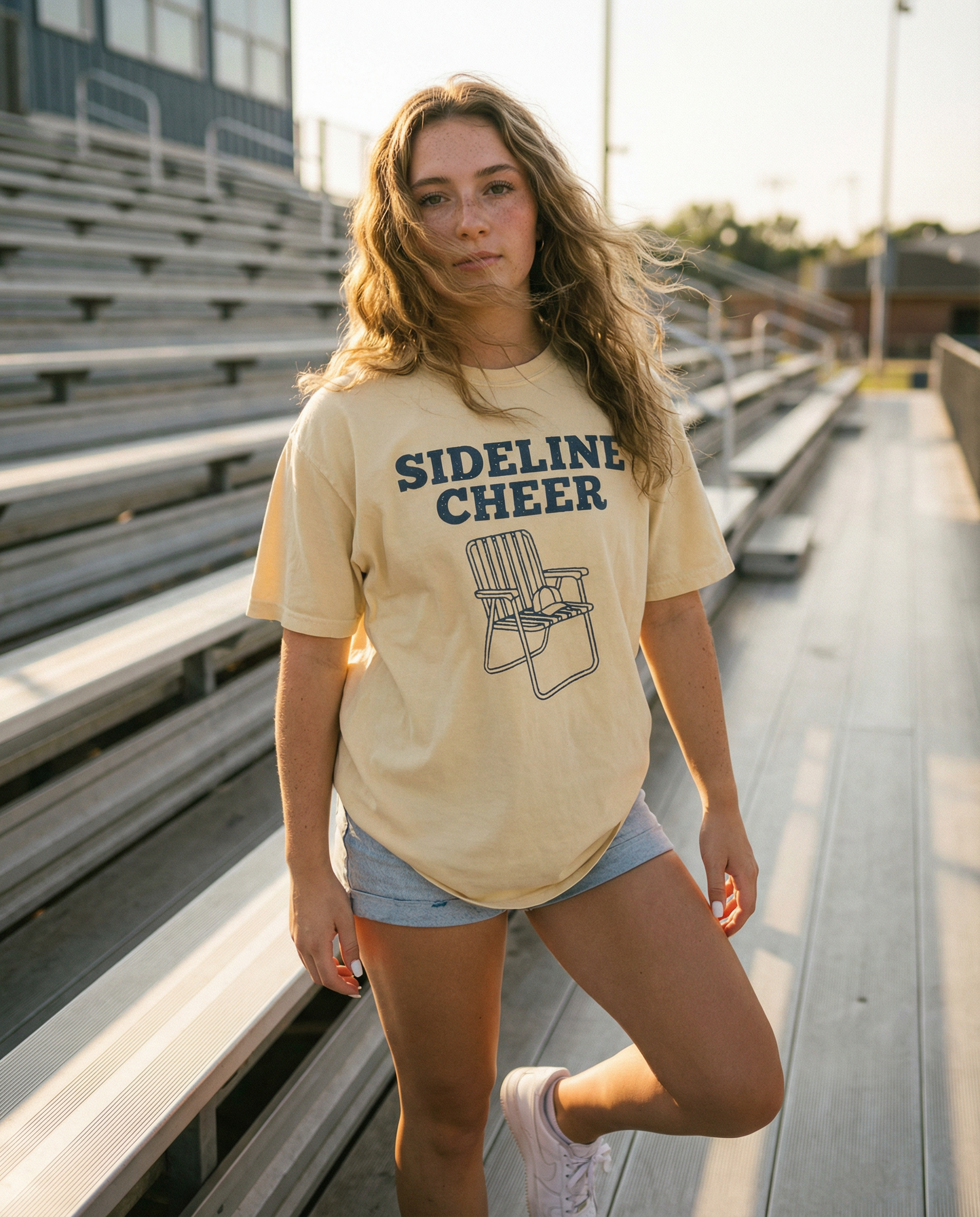 Sideline Cheer Graphic Tee