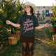 She's From Texas Western Leopard Graphic Tee