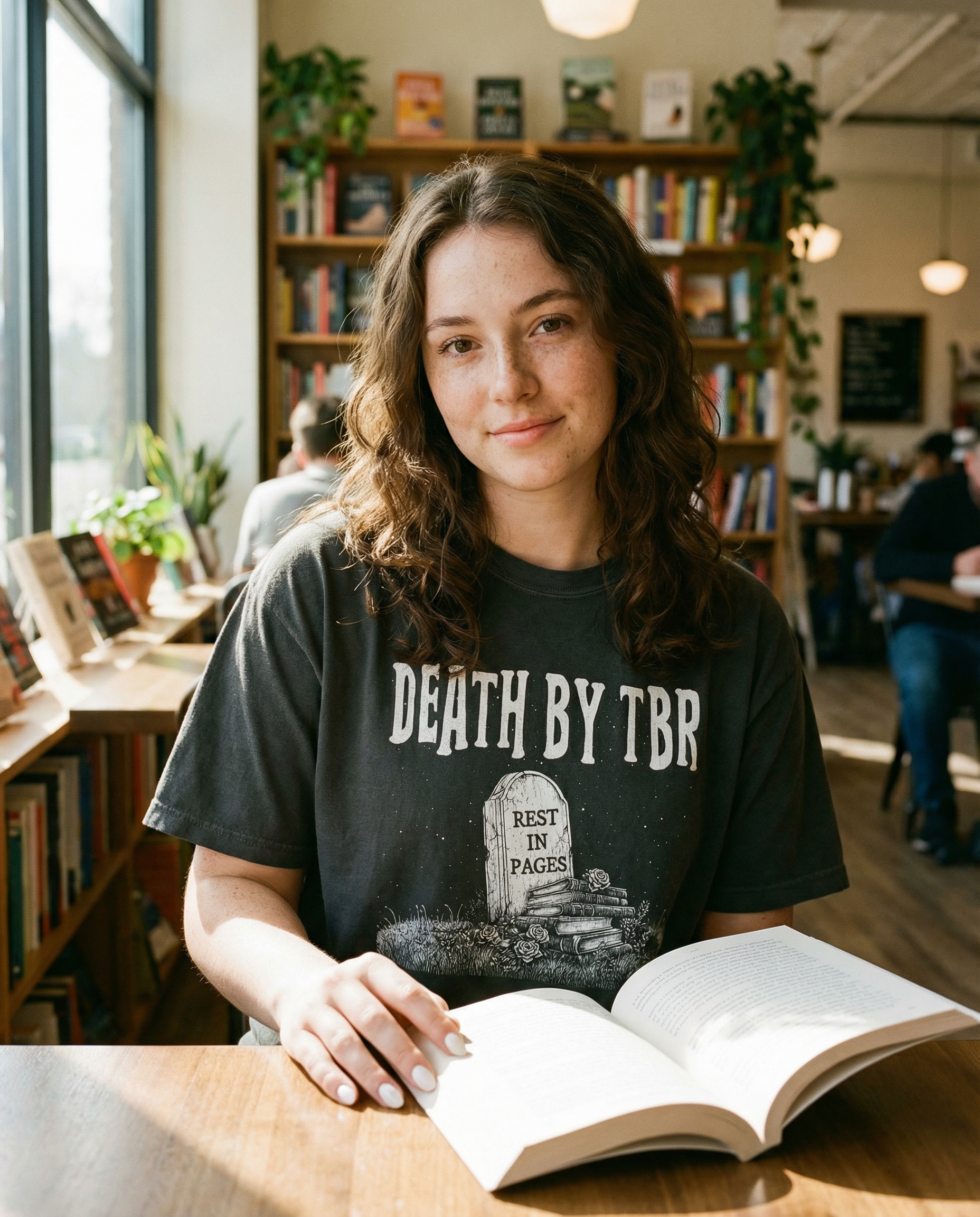 Read In Peace Bookish Graphic Tee