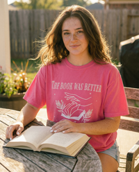 The Book Was Better Bookish Graphic Tee