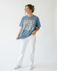 Grace Upon Grace Faith Spring Graphic Tee