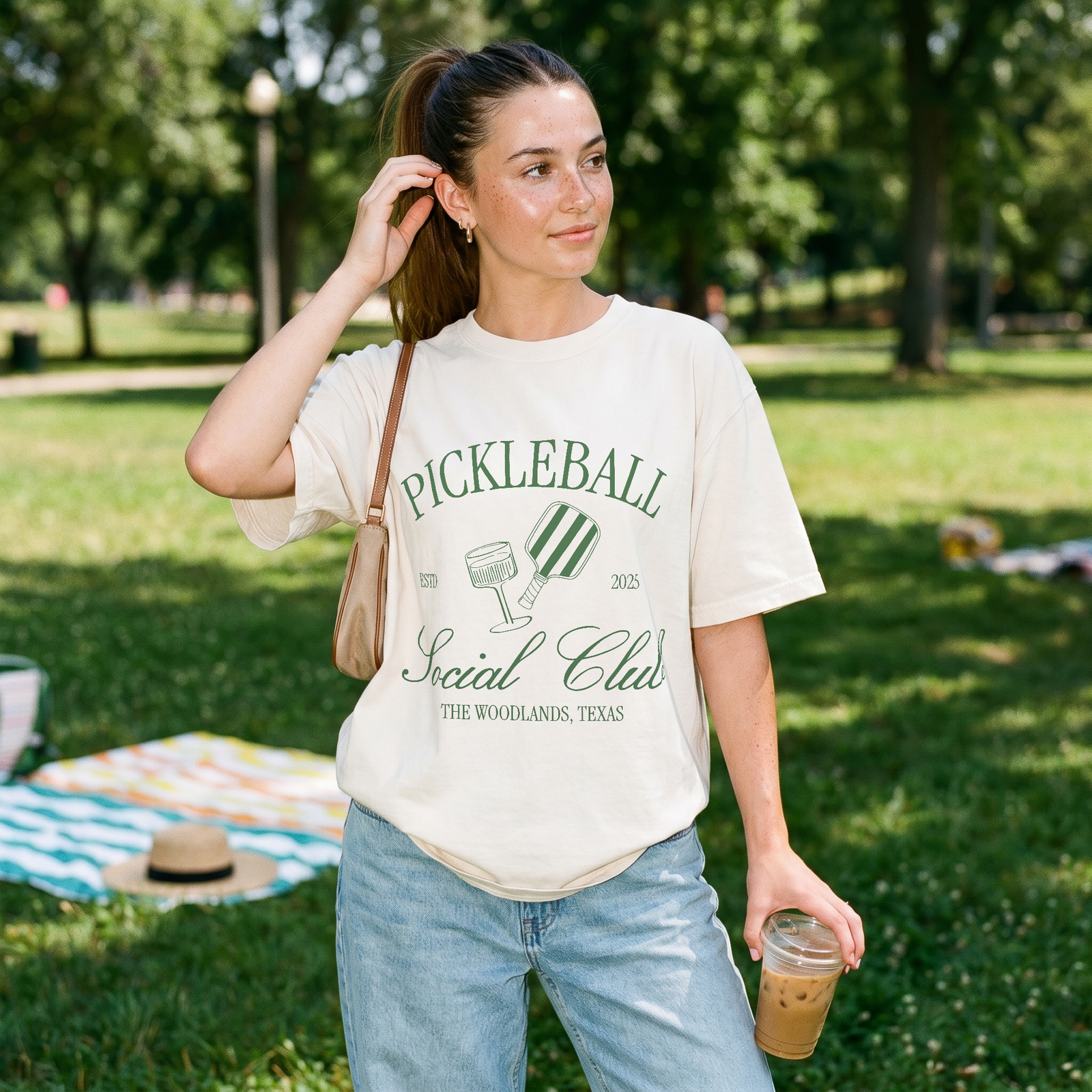 Pickleball Social Club The Woodlands Graphic Tee