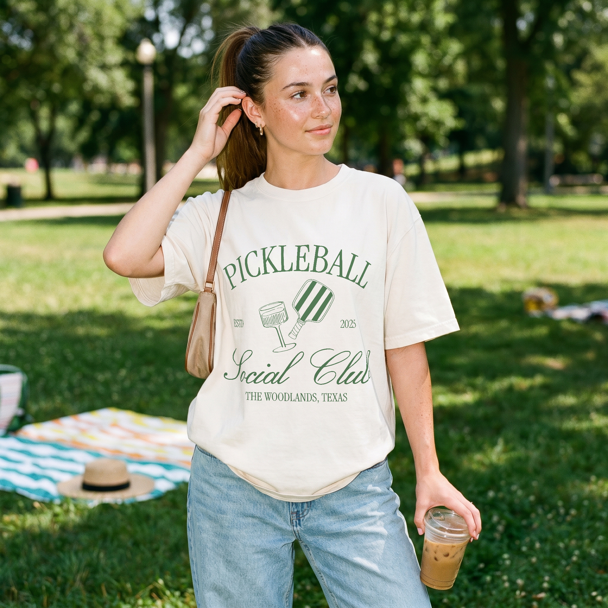 Pickleball Social Club The Woodlands Graphic Tee