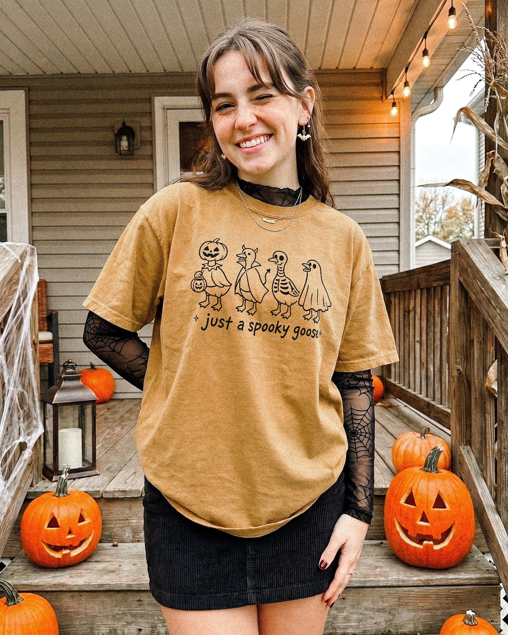Just a Spooky Goose Tee