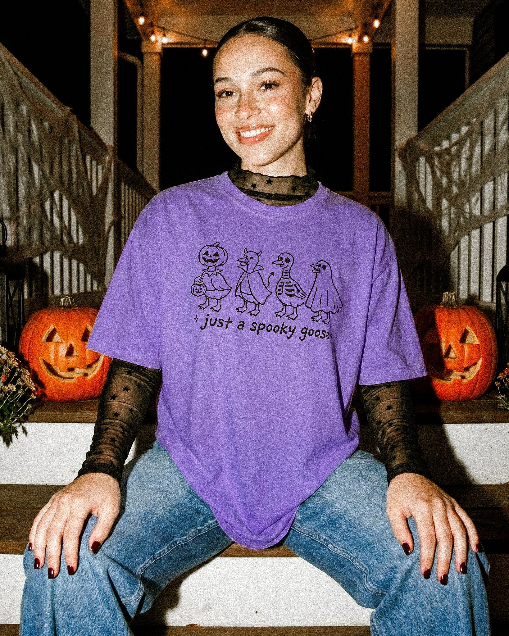 Just a Spooky Goose Tee