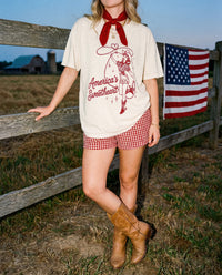 America's Sweetheart USA Western Graphic Tee