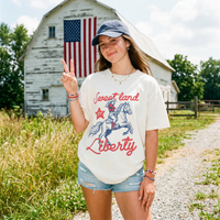 Sweet Land of Liberty Cowgirl Tee