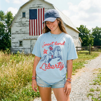 Sweet Land of Liberty Cowgirl Tee