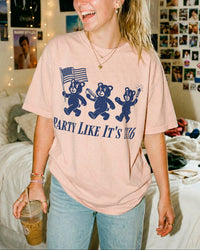 Party Like It's 1776 Bears Tee