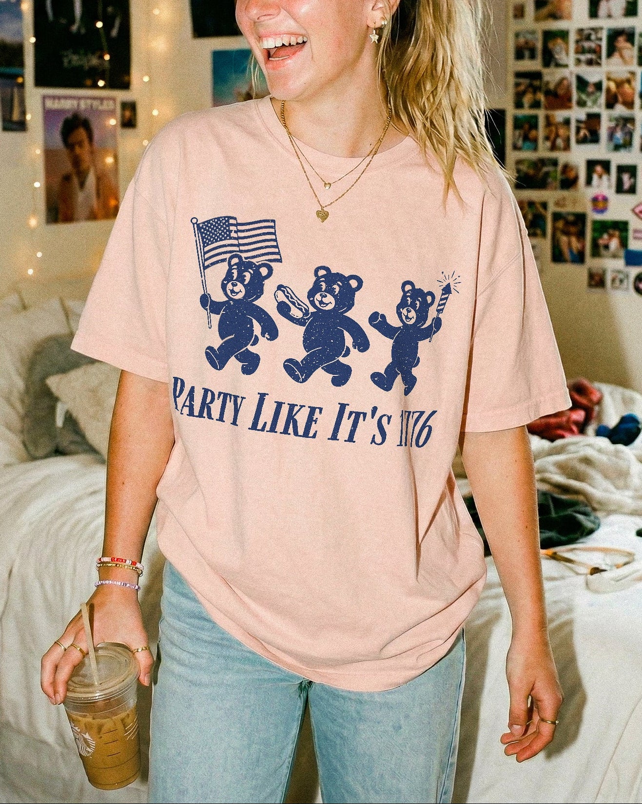 Party Like It's 1776 Bears Tee