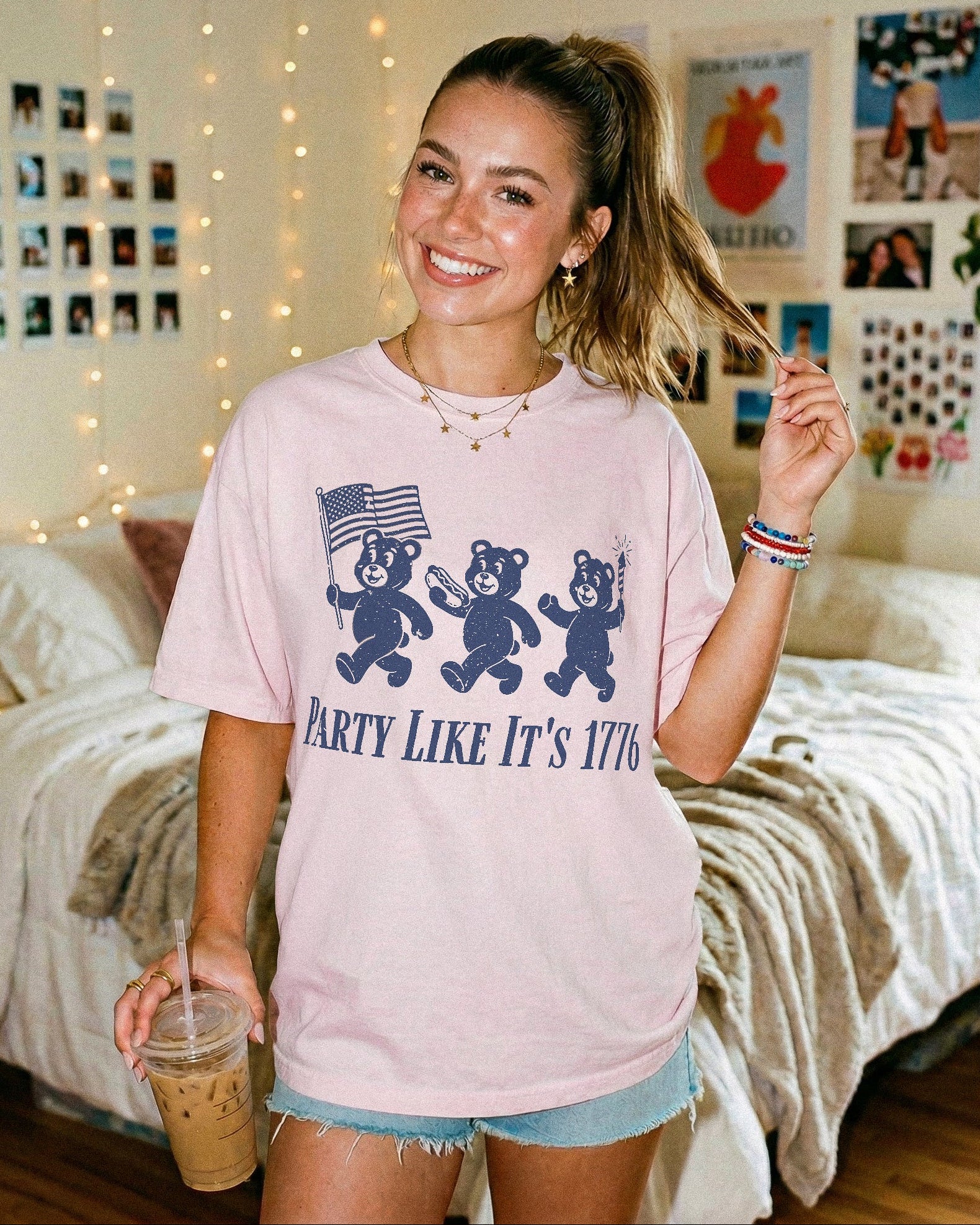 Party Like It's 1776 Bears Tee