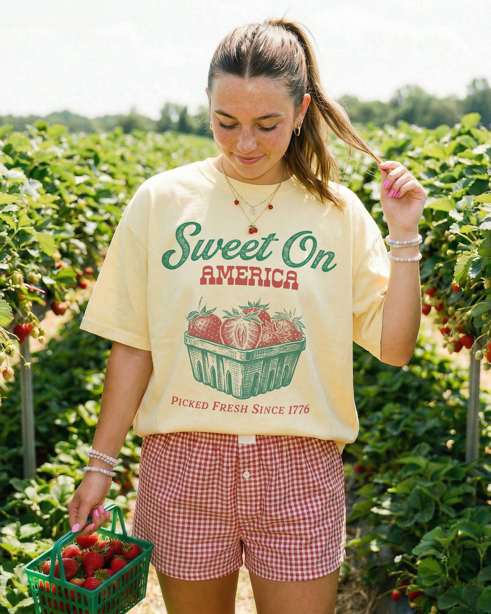Sweet On America USA Graphic Tee