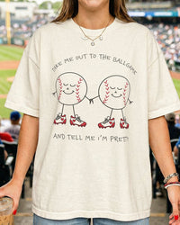 Take Me Out To The Ballgame Baseball Graphic Tee