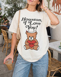 Houston I Love You Graphic Tee