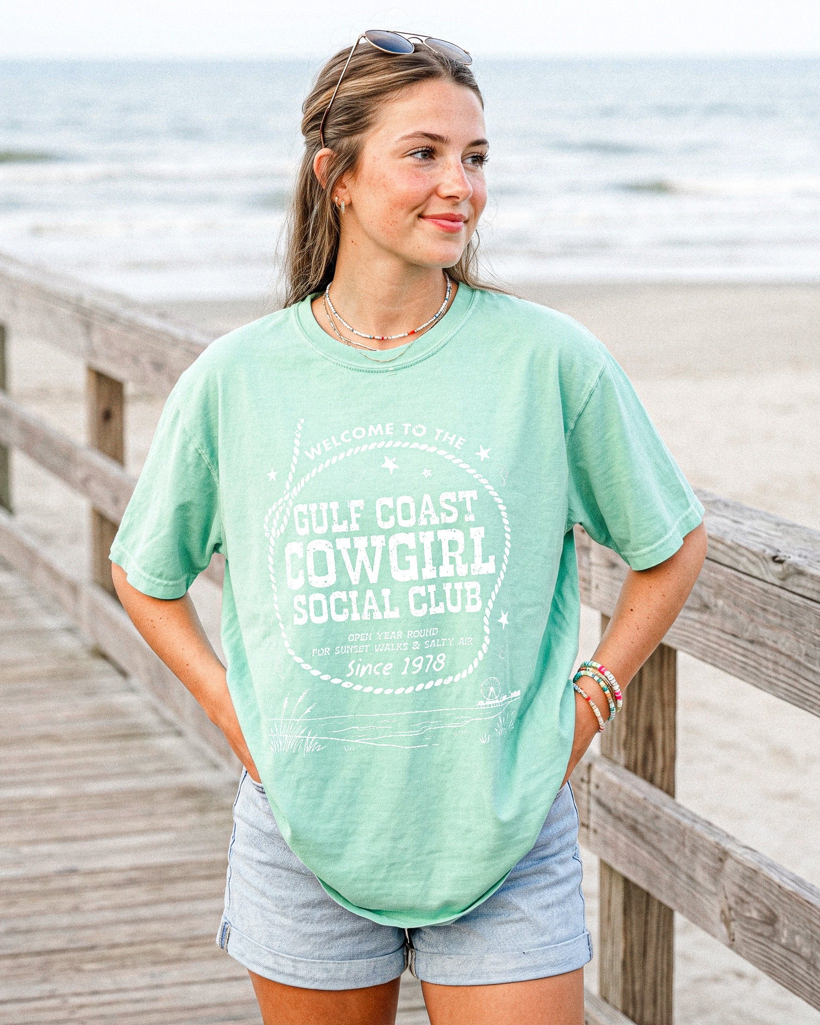 Gulf Coast Cowgirl Social Club Western Graphic Tee