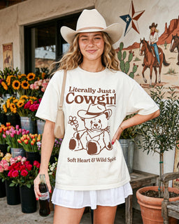 Literally Just a Cowgirl Western Graphic Tee