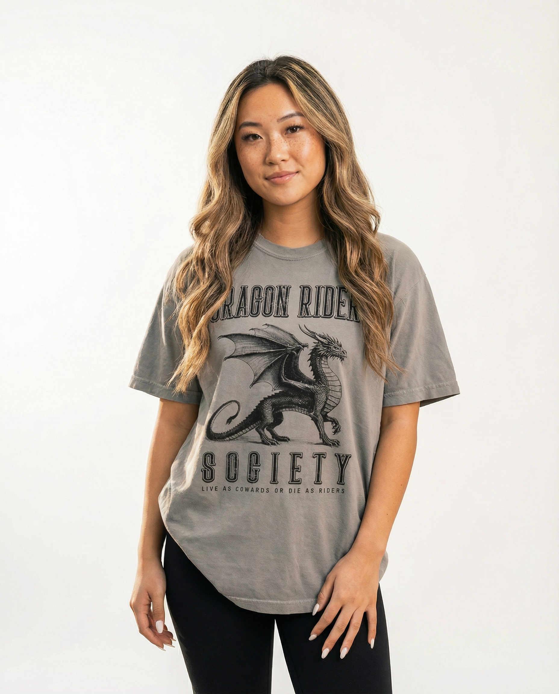 Dragon Rider Society Fantasy Book Club Graphic Tee