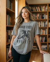 Dragon Rider Society Fantasy Book Club Graphic Tee
