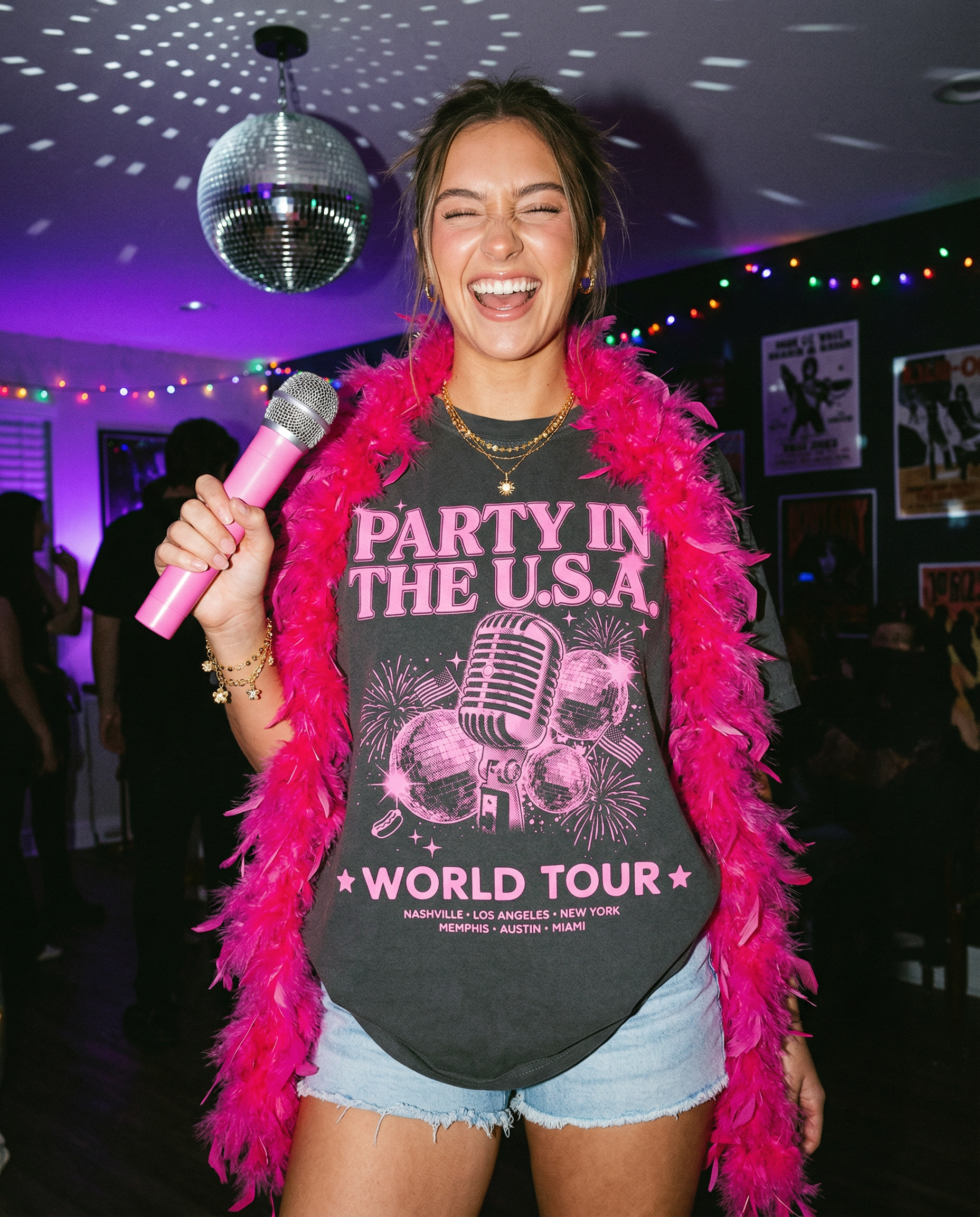 Party in the U.S.A. World Tour Graphic Tee