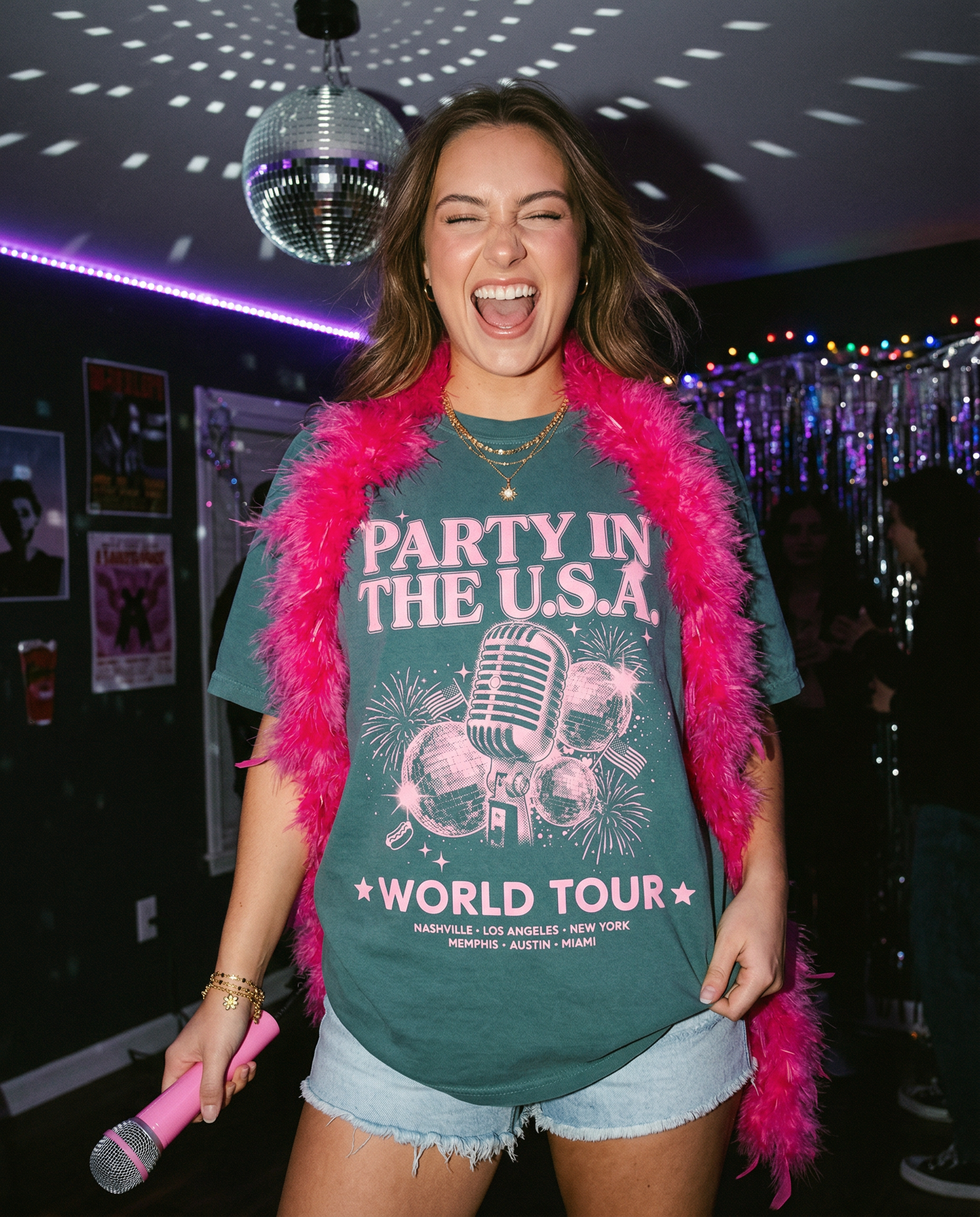 Party in the U.S.A. World Tour Graphic Tee