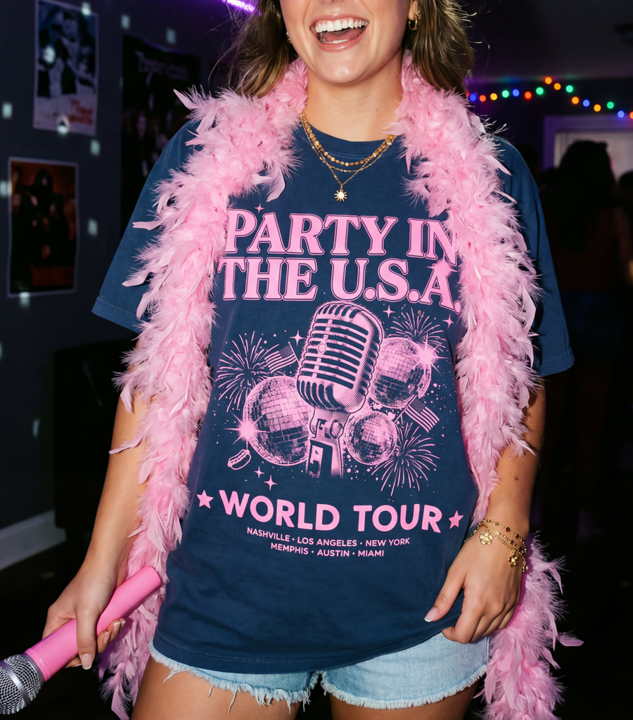 Party in the U.S.A. World Tour Graphic Tee