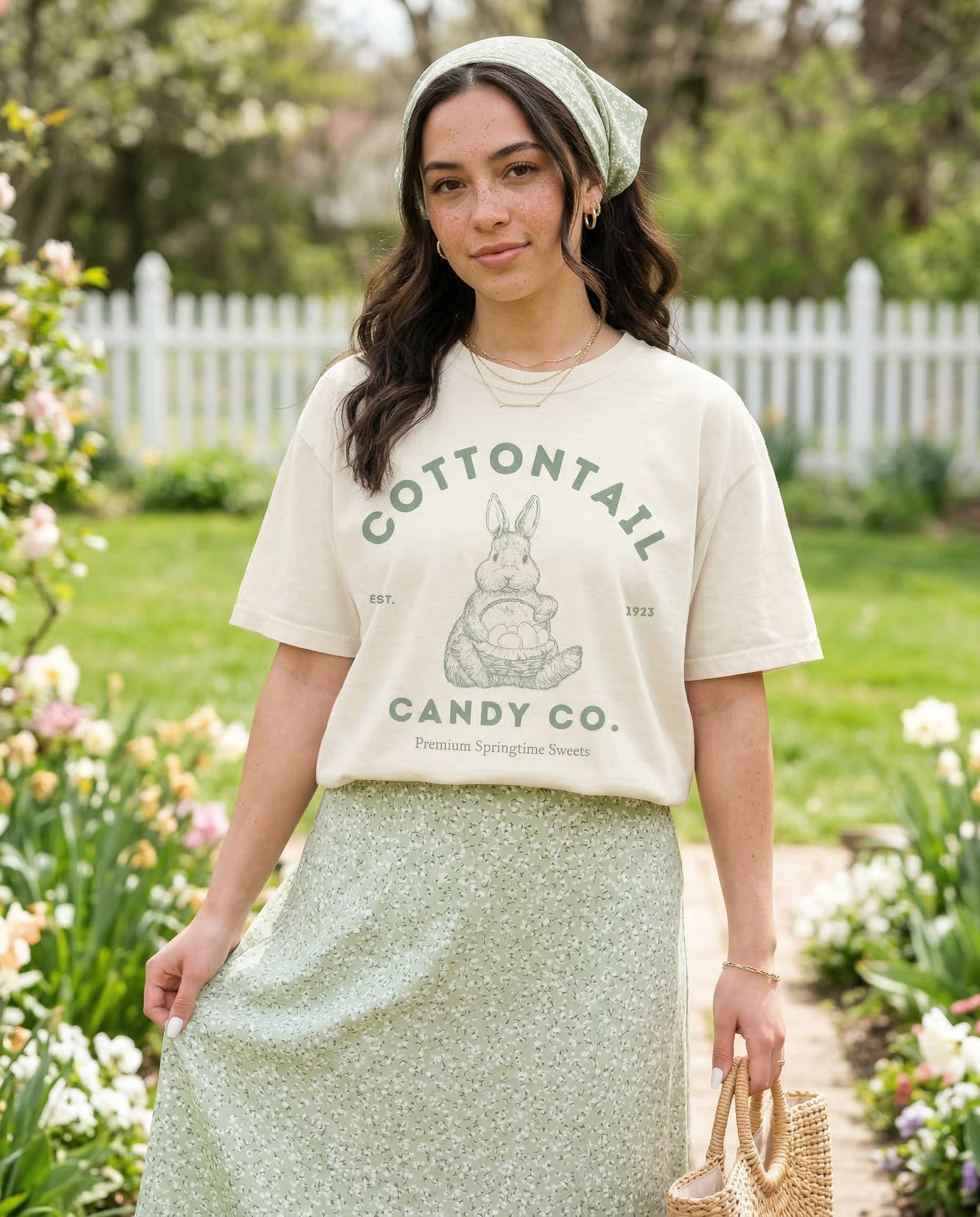 Cottontail Candy Co. Easter Spring Graphic Tee