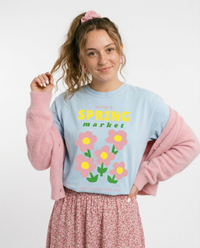 Spring Market Floral Graphic Tee