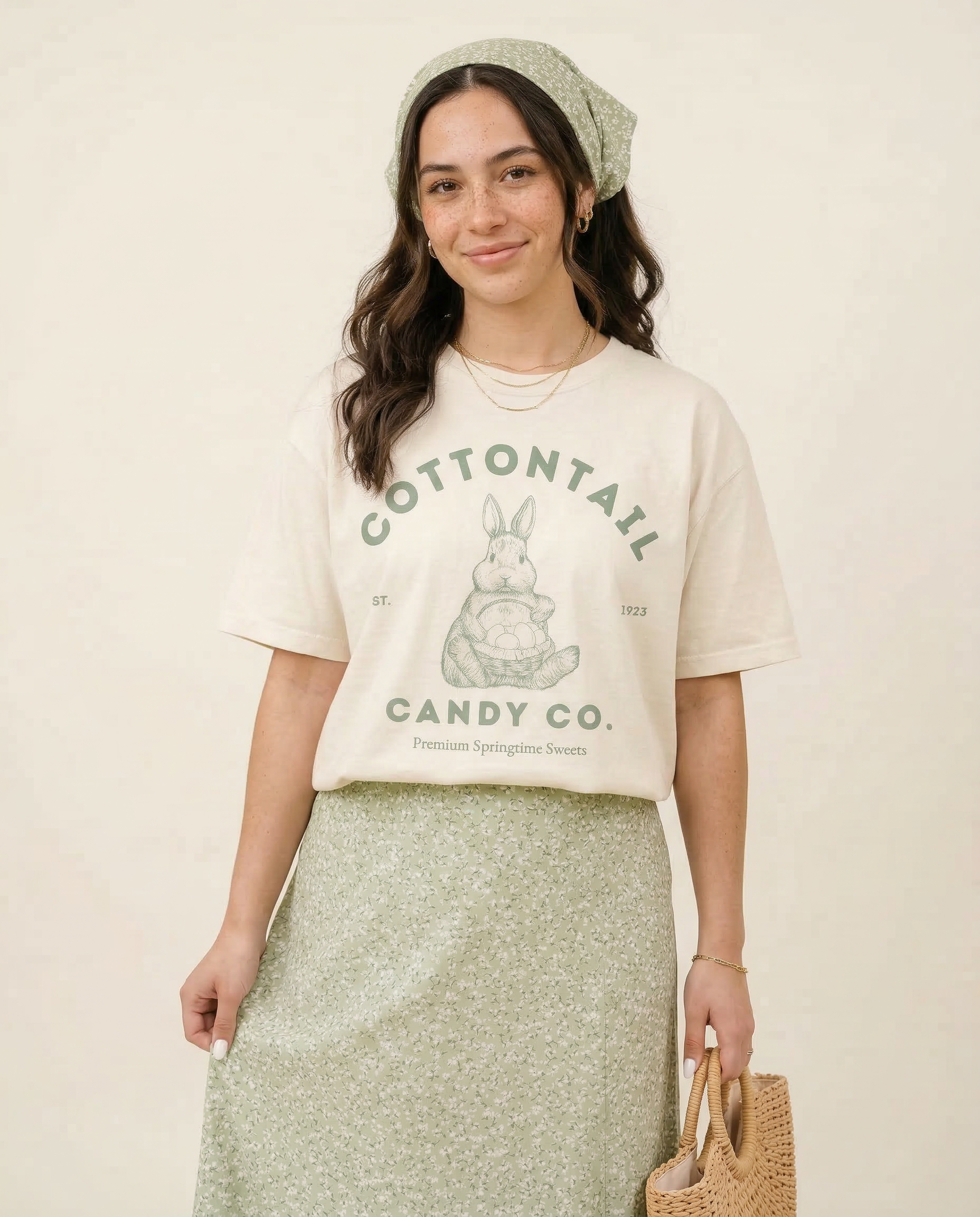Cottontail Candy Co. Easter Spring Graphic Tee