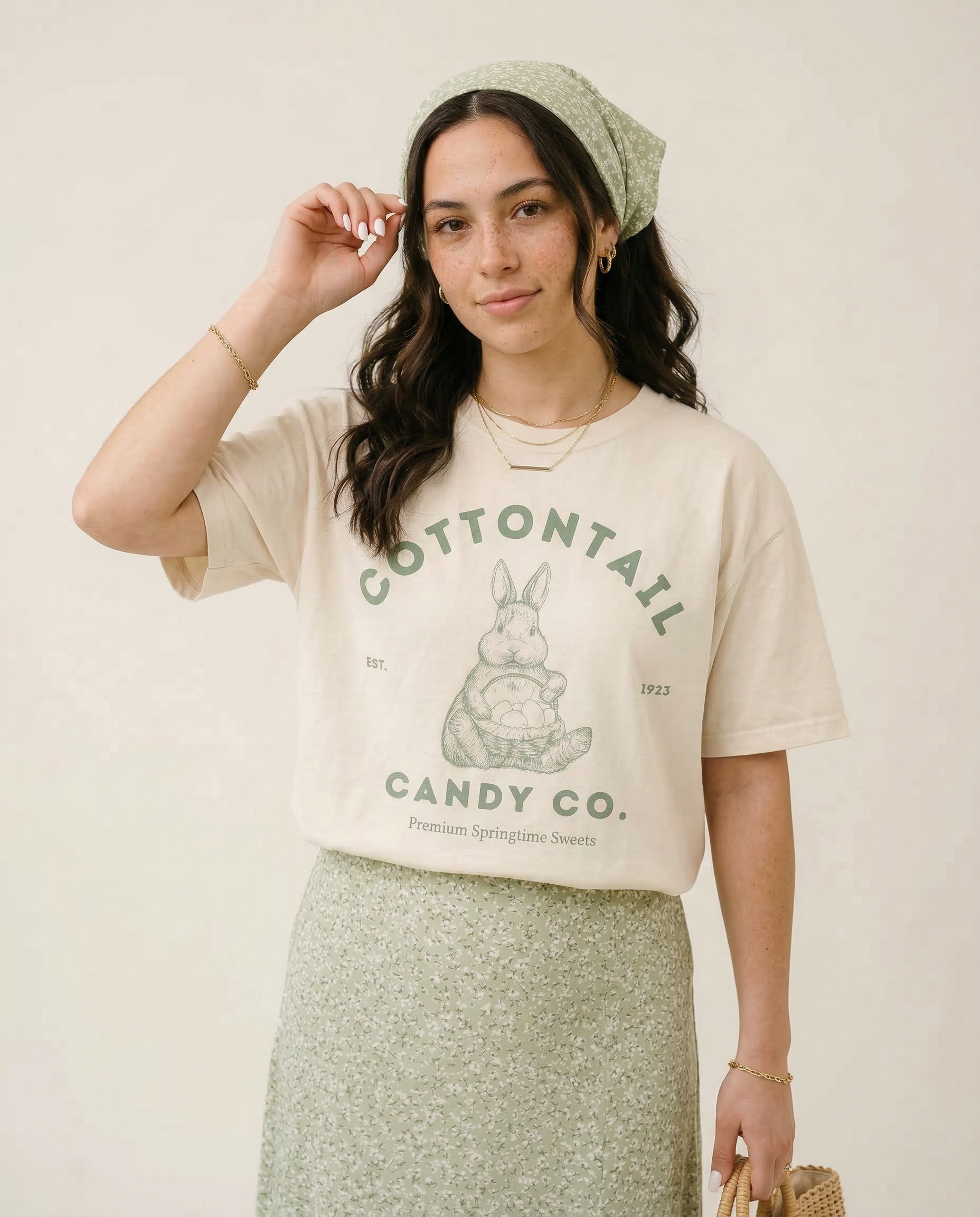 Cottontail Candy Co. Easter Spring Graphic Tee