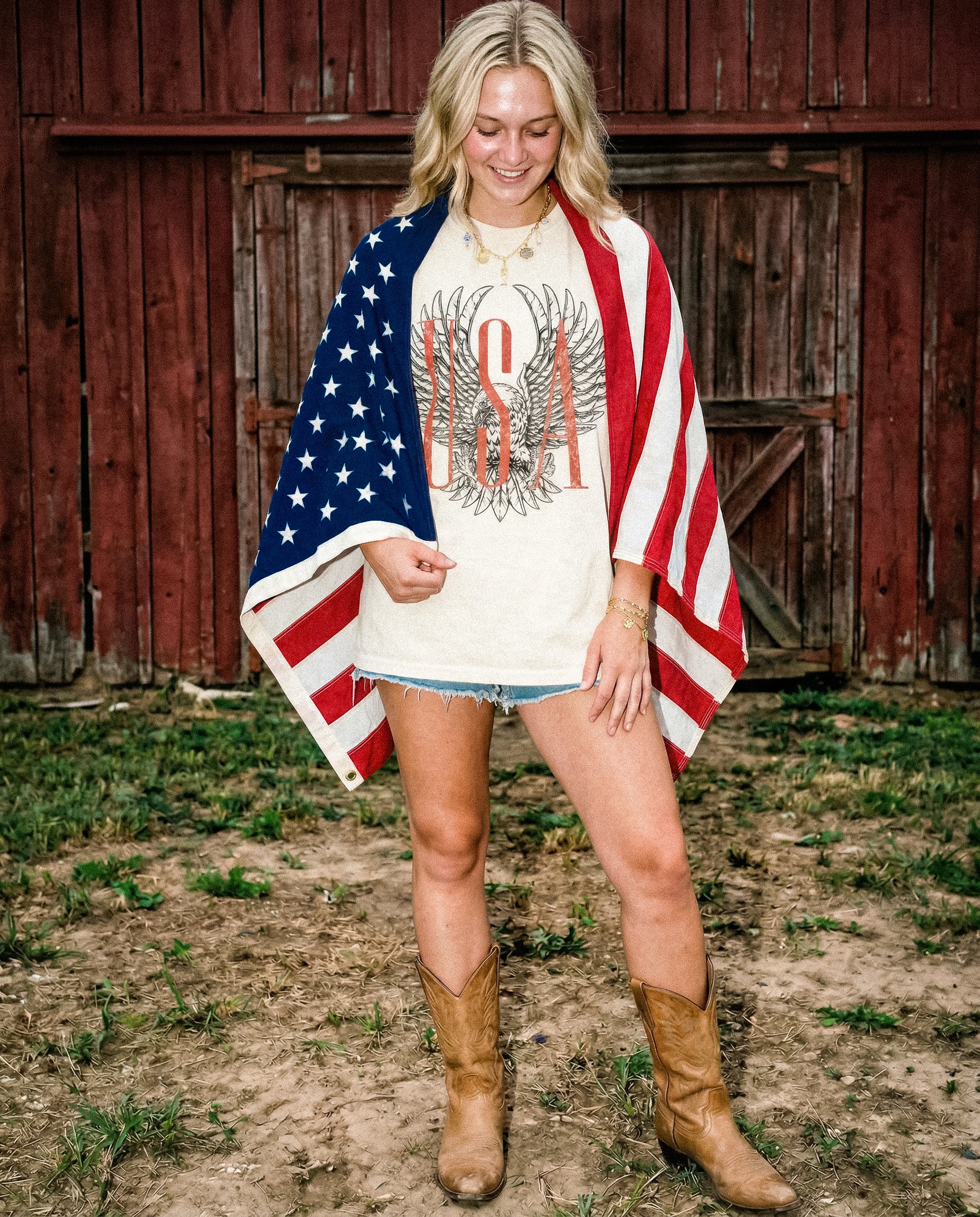 USA Eagle Vintage Tee