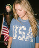 USA Stars Vintage Distressed Graphic Tee