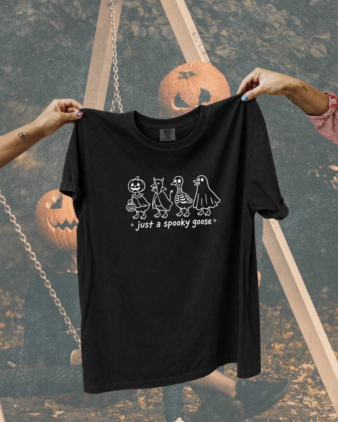 Just a Spooky Goose Tee