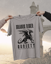 Dragon Rider Society Fantasy Book Club Graphic Tee