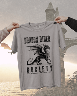 Dragon Rider Society Fantasy Book Club Graphic Tee