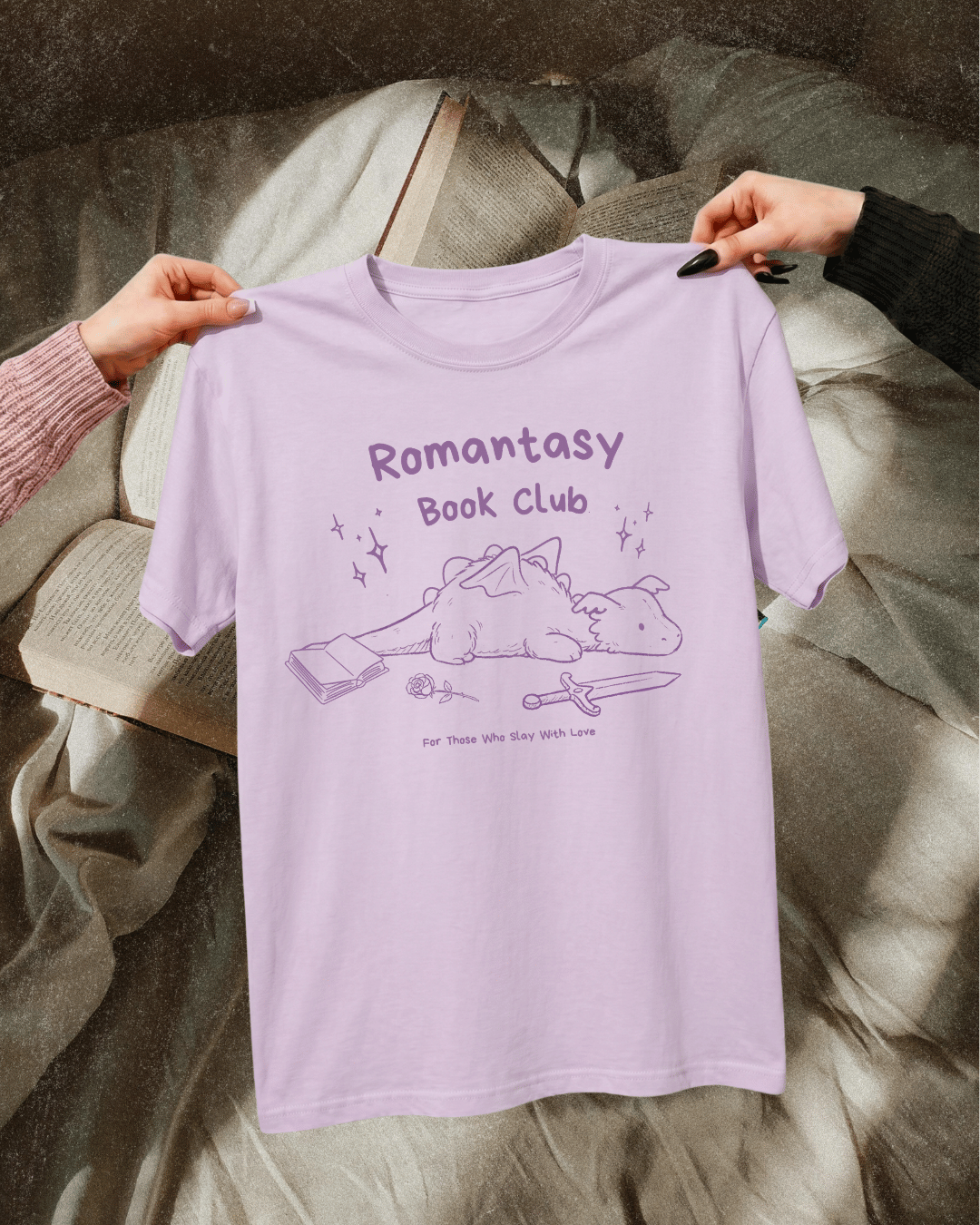 Romantasy Book Club Fantasy Bookish Graphic Tee