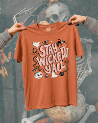 Stay Wicked Y'all Halloween Graphic Tee